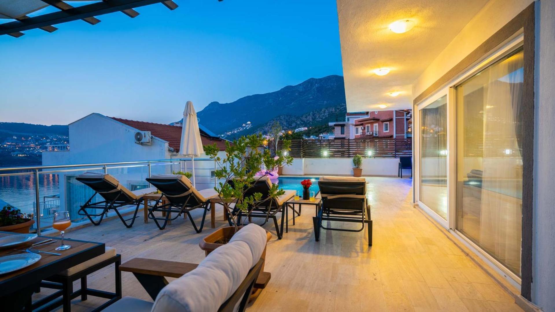 Villa Angel - Harika Manzara Kas Bagian luar foto